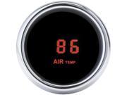 Dakota Digital MCL3000 Series Auxiliary Specialty Instrument Air Temperature Gauge Red MCL3KTR