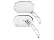 Bikers Choice Custom Style Oval Mirrors 5 1 2in. x 3 1 4in.