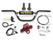 2 Brothers Exhaust Pro Bar and Triple Clamp Kit Red 010 6 01PR HONDA