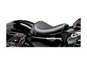 Le Pera Bare Bones Solo Seat Pleated Vinyl LK 006PT For Harley Davidson