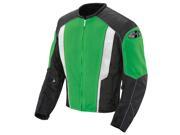 Joe Rocket Motorcycle Phoenix 5.0 Mesh Jacket Mens Green Black Size Small