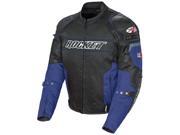 Joe Rocket Motorcycle Resistor Mesh Jacket Mens Blue Black Size Large