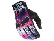 Joe Rocket Motorcycle Lady Rocket Nation Glove Ladies Pink Purple Size Medium