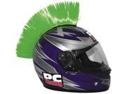 PC Racing Motorcycle Helmet Mohawk Green