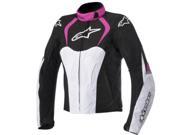 Alpinestars Stella T Jaws WP Womens Motorcycle Jacket Black Pink Large