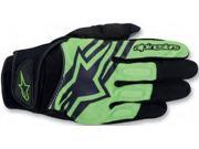 Alpinestars Spartan Gloves Black Green Medium