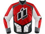 Icon Overlord 2 Motorcycle Jacket Red X Large