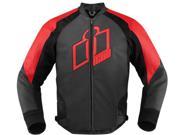 Icon Hypersport Motorcycle Jacket Red X Large