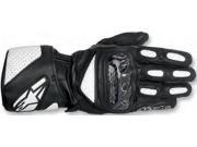 Alpinestars SP 2 Leather Gloves Black White XXX Large