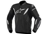 Alpinestars GP R Leather Motorcycle Jacket Black White 40