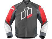 Icon Hypersport Prime Motorcycle Jacket Red XX Large