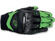 Alpinestars SMX 2 Air Carbon Gloves Green Black Small