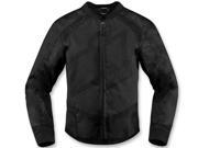 Icon Overlord Womens Motorcycle Jacket Black X Large