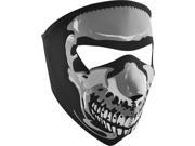 Zan Headgear Full Face Mask Glow In The Dark Skull Face Small WNFMS023G