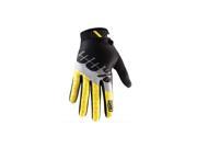 100% Ridefit Gloves Max Yellow Medium