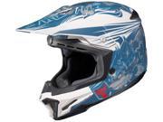 HJC Helmets Motorcycle CL X7 El Lobo UNI Flat Blue Size Large