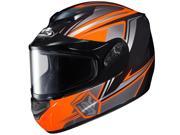 HJC Helmets Motorcycle CS R2 Seca Framed Dual Lens UNI Flat Orange Size Medium