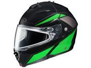 HJC Helmets Motorcycle IS MAX II Elemental Frameless Dual Lens UNI Green Size X Small