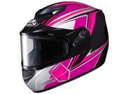 HJC Helmets Motorcycle CS R2 Seca Framed Dual Lens UNI Pink Size X Large