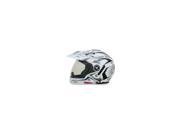 AFX FX 55 7 in 1 Motorcycle Helmet White Multi Medium