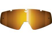 Fly Racing Anti Stick Anti Fog Chrome Lexan Lens for Focus Youth Goggles Amber