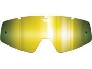 Fly Racing Anti Stick Anti Fog Mirror Lexan Lens for Focus Goggles Gold Yellow