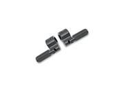 Lindby Clamp On Footpegs Ribbed Black BL820