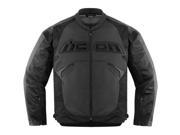 Icon Sanctuary Leather Motorcycle Jacket Stealth XX Large