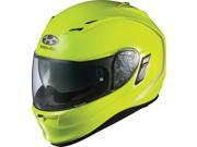 Kabuto Kamui Solid Motorcycle Helmet with Inner Shade Flash Yellow X Small