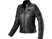Spidi Sport S.R.L. Ace Leather Womens Motorcycle Jacket Black 38