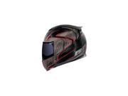 Icon Side Plate kit for Airframe Carbon RR Motorcycle Helmet Red 0133 0730