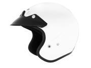 2014 Cyber U 6 Open Face Motorcycle Helmets White 2X Small