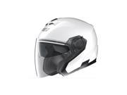 Nolan N40 Classic Solid Motorcycle Helmet Metallic White Large
