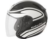 Kabuto Avand II Staid Street Helmet Flat White Black SM