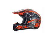 AFX FX 17 Inferno Motorcycle Helmet Orange Small
