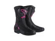 Alpinestars Stella SMX 6 Womens Boots Black Pink 5