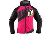 Icon Team Merc Womens Motorcycle Jacket Pink Medium