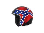 AFX FX 76 Rebel Motorcycle Helmet Black Rebel Medium