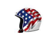 AFX FX 76 Freedom Motorcycle Helmet White Freedom Small