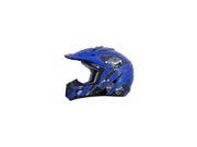 AFX Motorcycle Helmet Peak for FX 17 Gear Blue