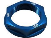 Works Connection Steering Stem Nut Blue 24 300