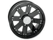 Vision Wheel Type 158 Buck Shot Front Wheel 12x7 4 3 Offset 4 110 Black