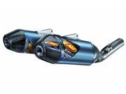 FMF Racing Factory 4.1 RCT Dual Slip On Blue Anodized Titanium Muffler Carbon Endcap 041530