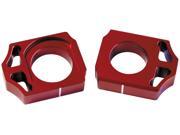 Works Connection Axle Blocks Red 17 035 RED YAMAHA