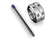 ModQuad Double Locking Axle Nut Polished AX2 X