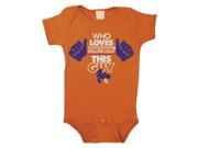 Smooth MX This Guy Infant Romper Orange 3 6 months