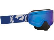 Dragon Alliance NFX Ionized Snow Goggles Blue White Split Blue Lens