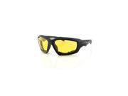 Bobster Eyewear Desperado Sunglasses Black Yellow Lens