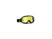 Scott USA 89Si Pro Youth Goggles Black Green Yellow Chrome Lens