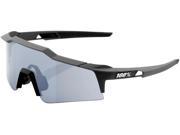 100% Speedcraft SL Sunglasses Gunmetal Black Mirror Lens